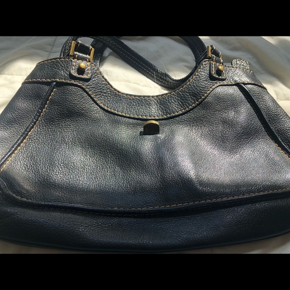 Rafe New York blue leather handbag - Picture 2 of 7